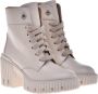 Baldinini Combat boots in vanilla leather Beige Dames - Thumbnail 3