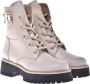 Baldinini Combat boots in vanilla leather Beige Dames - Thumbnail 3