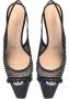 Baldinini Court shoe in black mesh Black Dames - Thumbnail 2