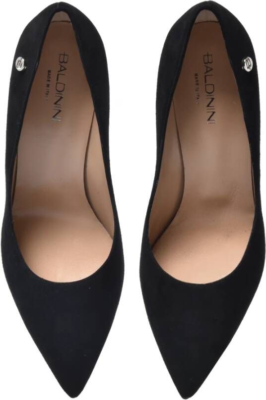 Baldinini Court shoes in black suede Black Dames