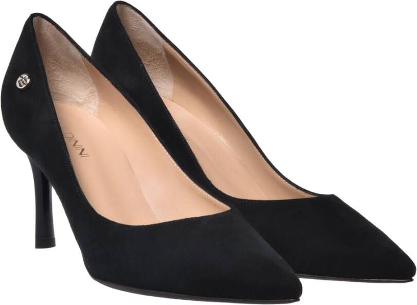 Baldinini Court shoes in black suede Black Dames