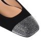 Baldinini Court shoes in black suede with rhinestones Black Dames - Thumbnail 4