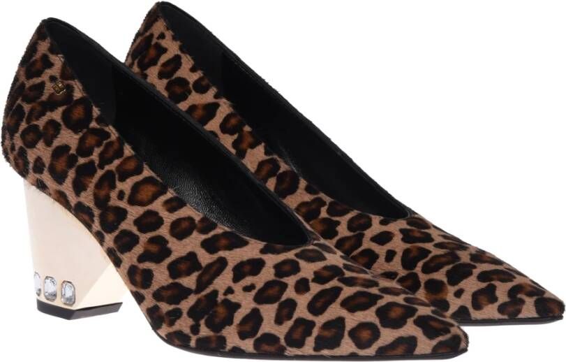 Baldinini Court shoes in leopard-print pony skin Multicolor Dames