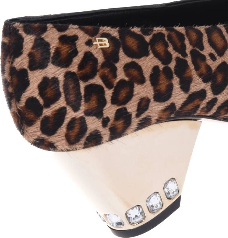 Baldinini Court shoes in leopard-print pony skin Multicolor Dames