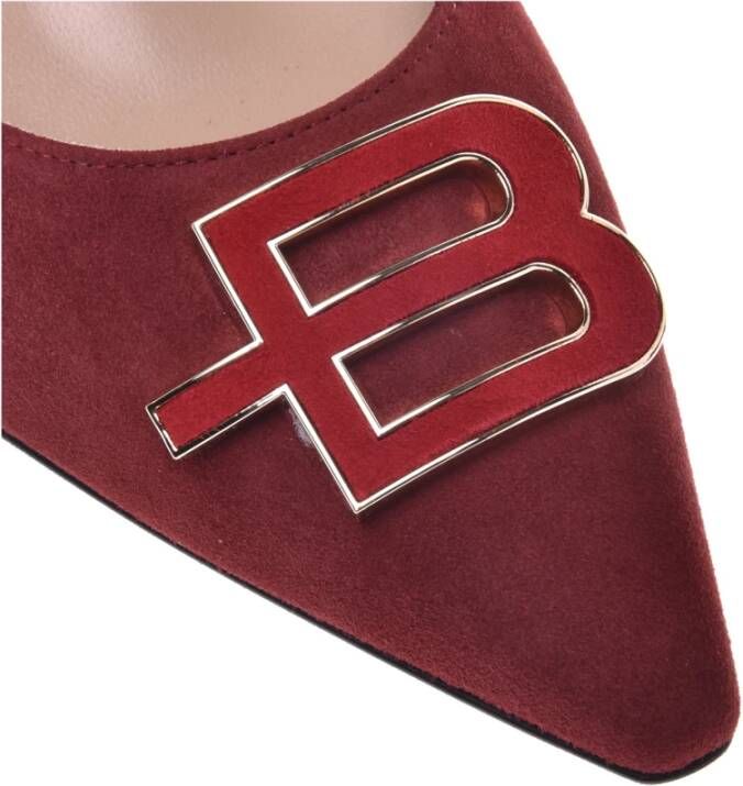 Baldinini Court shoes in red suede Red Dames