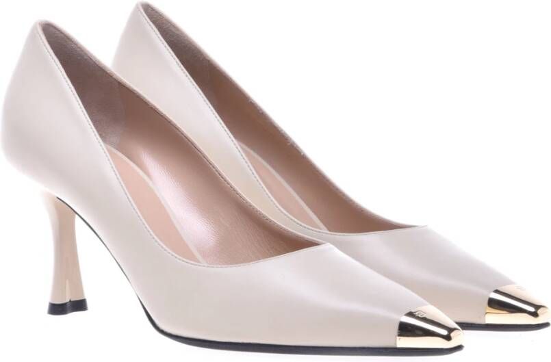 Baldinini Court shoes in vanilla leather Beige Dames