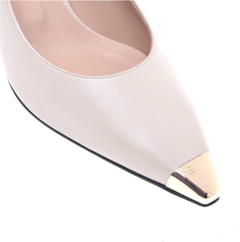 Baldinini Court shoes in vanilla leather Beige Dames