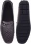 Baldinini Dark brown woven leather loafer Brown Heren - Thumbnail 2