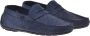 Baldinini Lace-up in dark blue perforated nubuck Blue Heren - Thumbnail 3