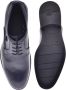 Baldinini Lace-up in dark blue tumbled leather Blue Heren - Thumbnail 2