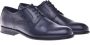 Baldinini Lace-up in dark blue tumbled leather Blue Heren - Thumbnail 3