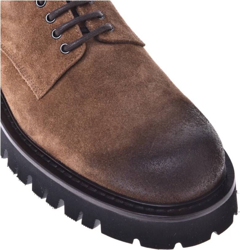 Baldinini Lace-ups in beige suede Brown Heren