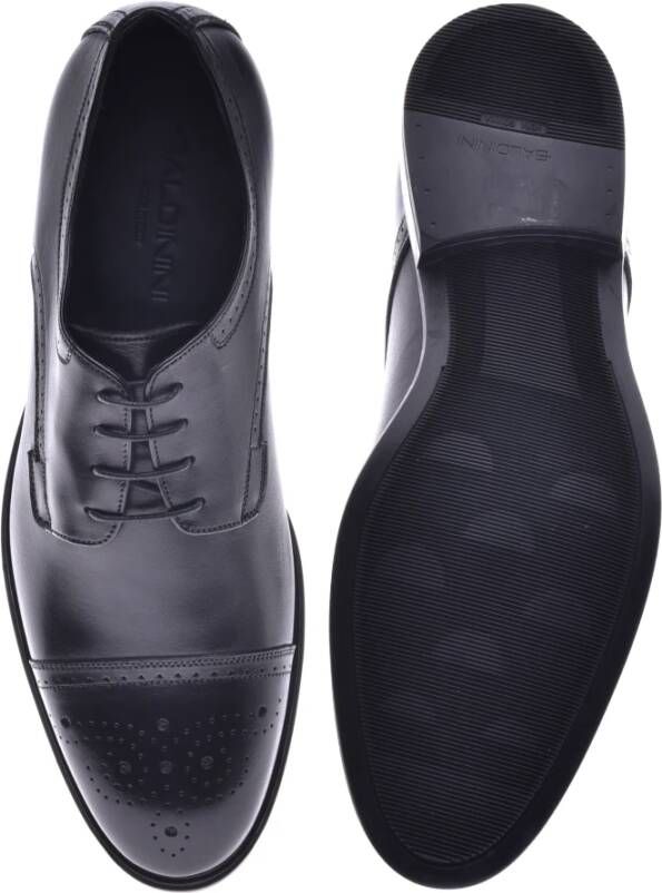 Baldinini Lace-ups in black leather Black Heren