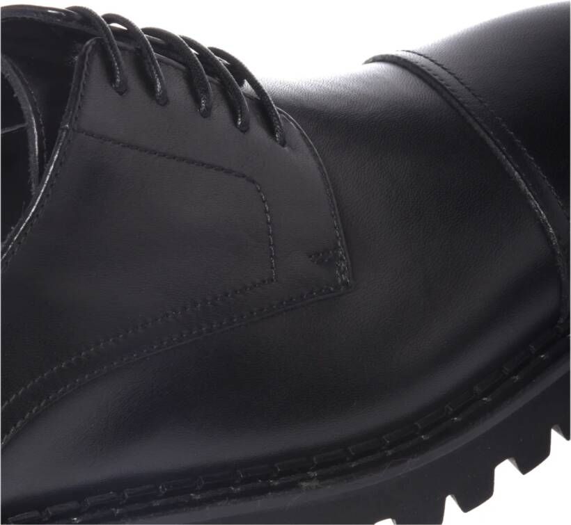 Baldinini Lace-ups in black leather Black Heren