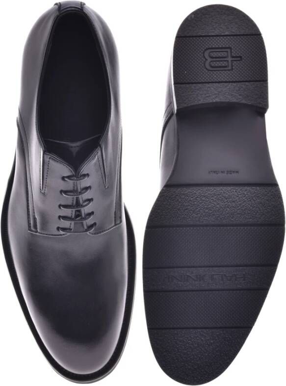 Baldinini Lace-ups in black leather Black Heren