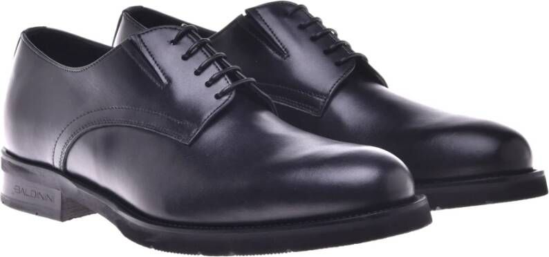 Baldinini Lace-ups in black leather Black Heren