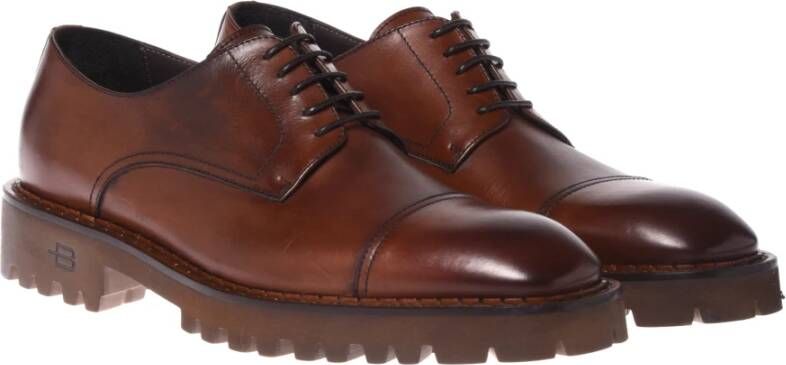 Baldinini Lace-ups in leather Brown Heren