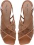 Baldinini Leather petal mesh sandal Beige Dames - Thumbnail 2