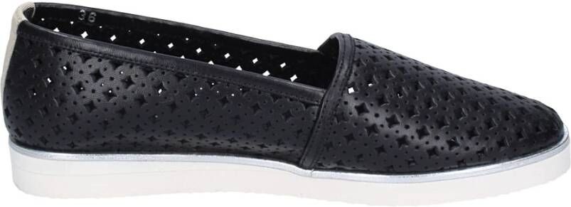 Baldinini Leren Loafers voor Vrouwen Black Dames