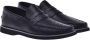 Baldinini Loafer in black perforated calfskin Black Heren - Thumbnail 3