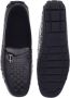 Baldinini Loafer in black woven leather Black Heren - Thumbnail 2