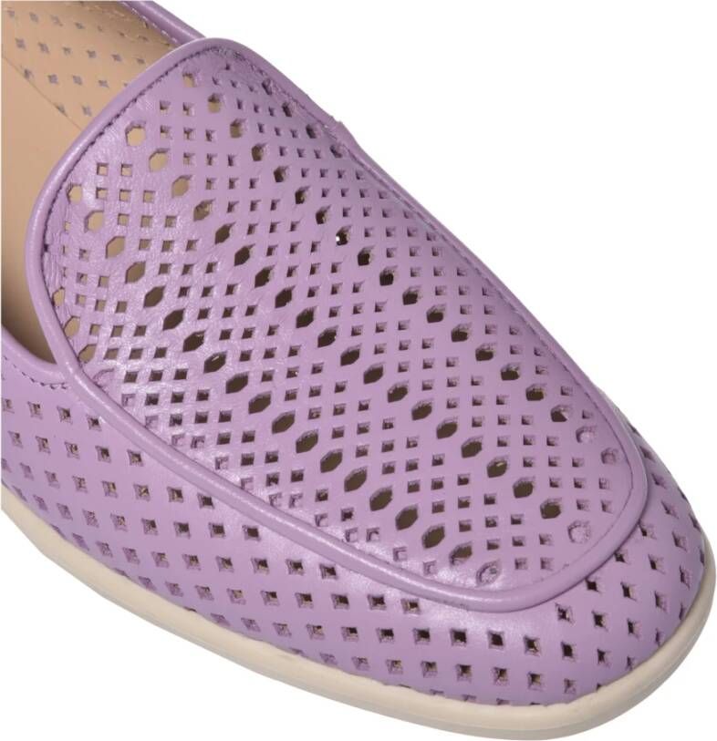 Baldinini Loafer in lilac calfskin Purple Dames