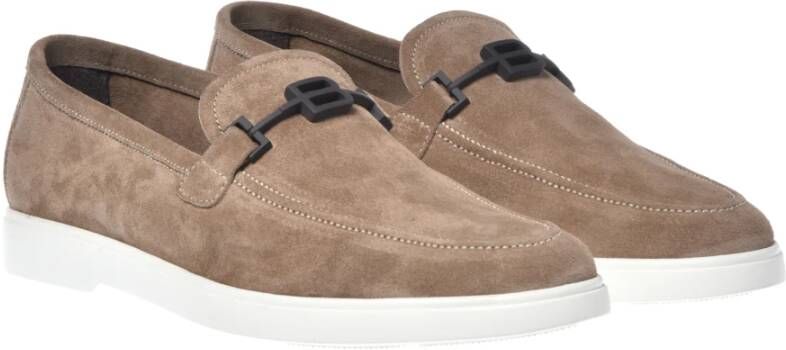 Baldinini Loafer in taupe suede Beige Heren