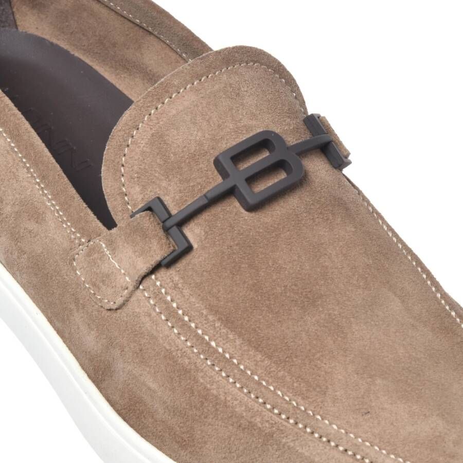 Baldinini Loafer in taupe suede Beige Heren