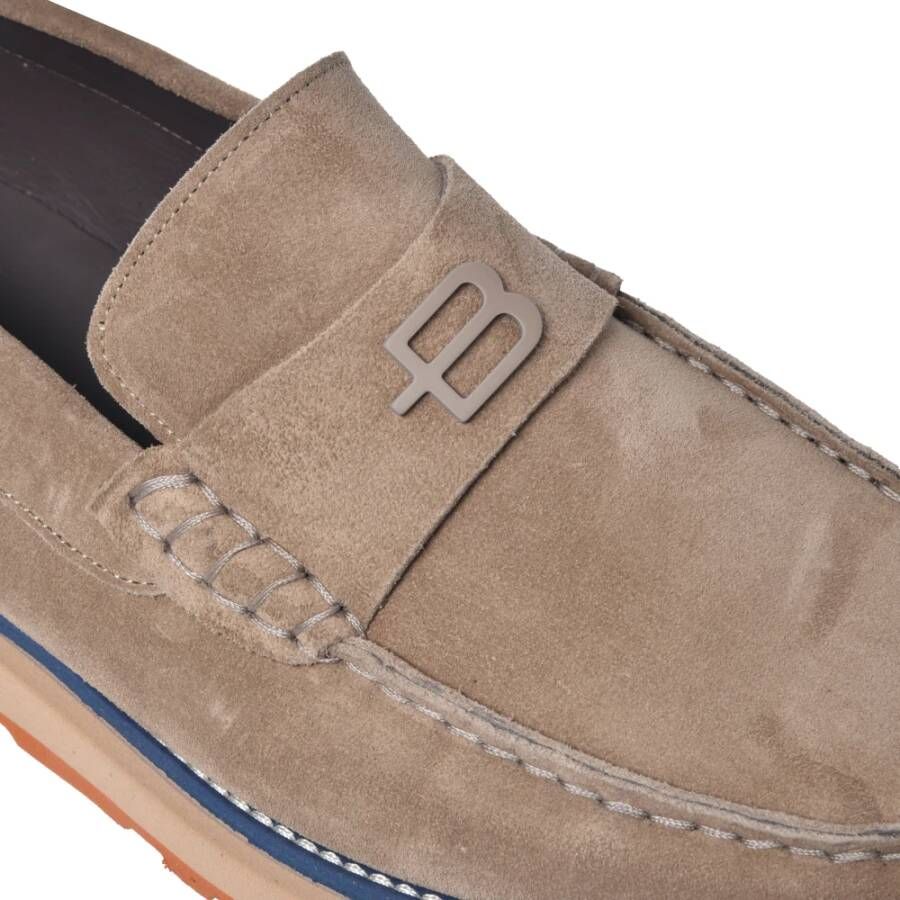 Baldinini Loafer in taupe suede Multicolor Heren