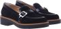 Baldinini Loafers in black leather and suede Black Dames - Thumbnail 3