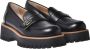 Baldinini Loafers in black leather Black Dames - Thumbnail 3