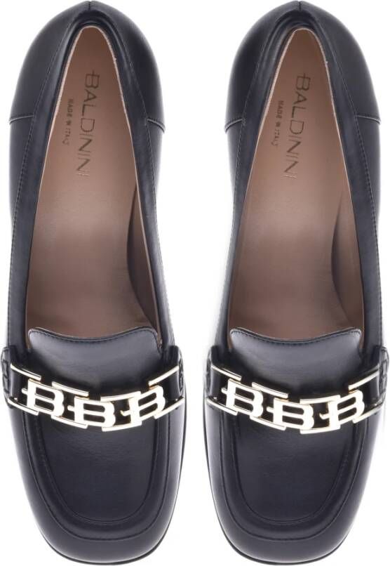 Baldinini Loafers in black leather Black Dames