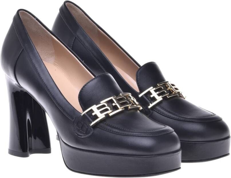 Baldinini Loafers in black leather Black Dames