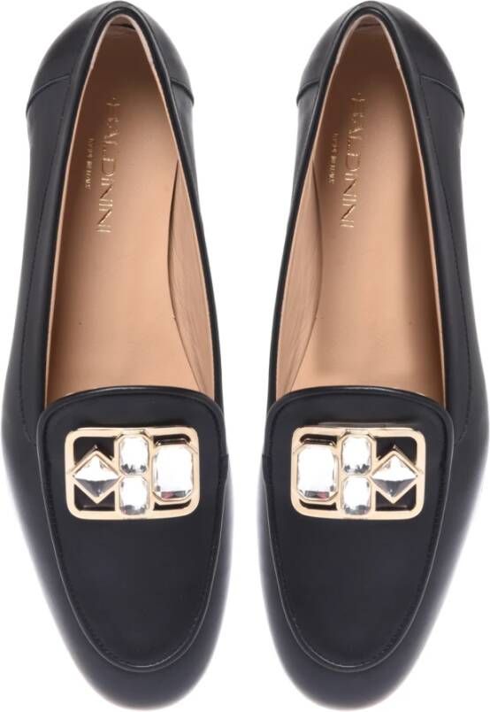 Baldinini Loafers in black leather Black Dames