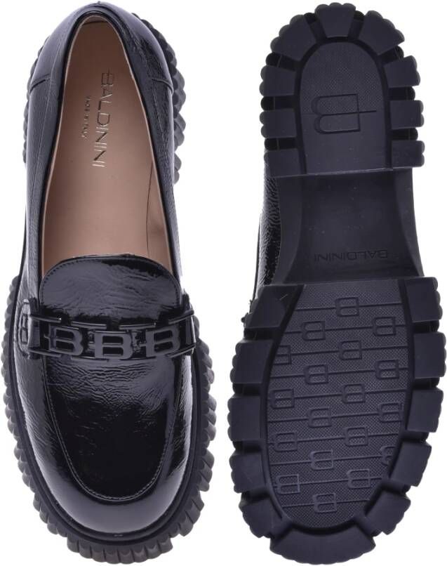 Baldinini Loafers in black naplak Black Dames