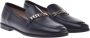 Baldinini Loafers in black tumbled leather Black Dames - Thumbnail 3