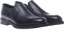 Baldinini Loafers in black tumbled leather Black Heren - Thumbnail 3