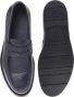 Baldinini Loafers in dark blue leather and tumbled leather Blue Heren - Thumbnail 2