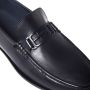 Baldinini Loafers in dark blue leather Blue Heren - Thumbnail 4