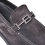 Baldinini Loafers in dark grey suede leather Gray Heren - Thumbnail 4