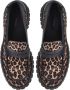 Baldinini Loafers in leopard-print pony skin and black leather Brown Dames - Thumbnail 2