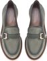 Baldinini Loafers in olive leather and suede Green Dames - Thumbnail 2