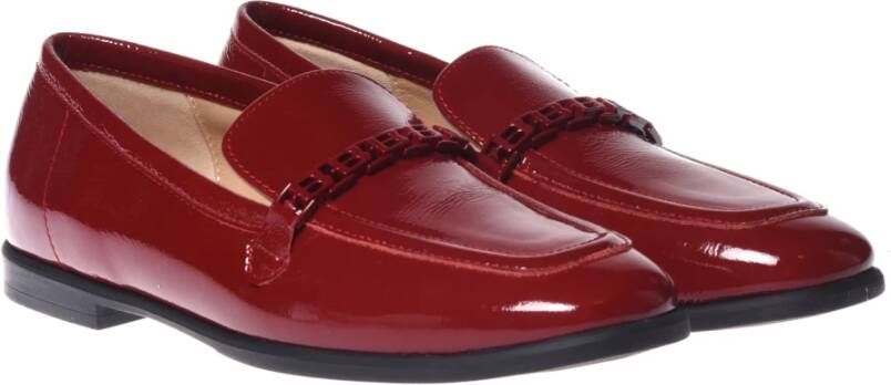 Baldinini Loafers in red naplak Red Dames