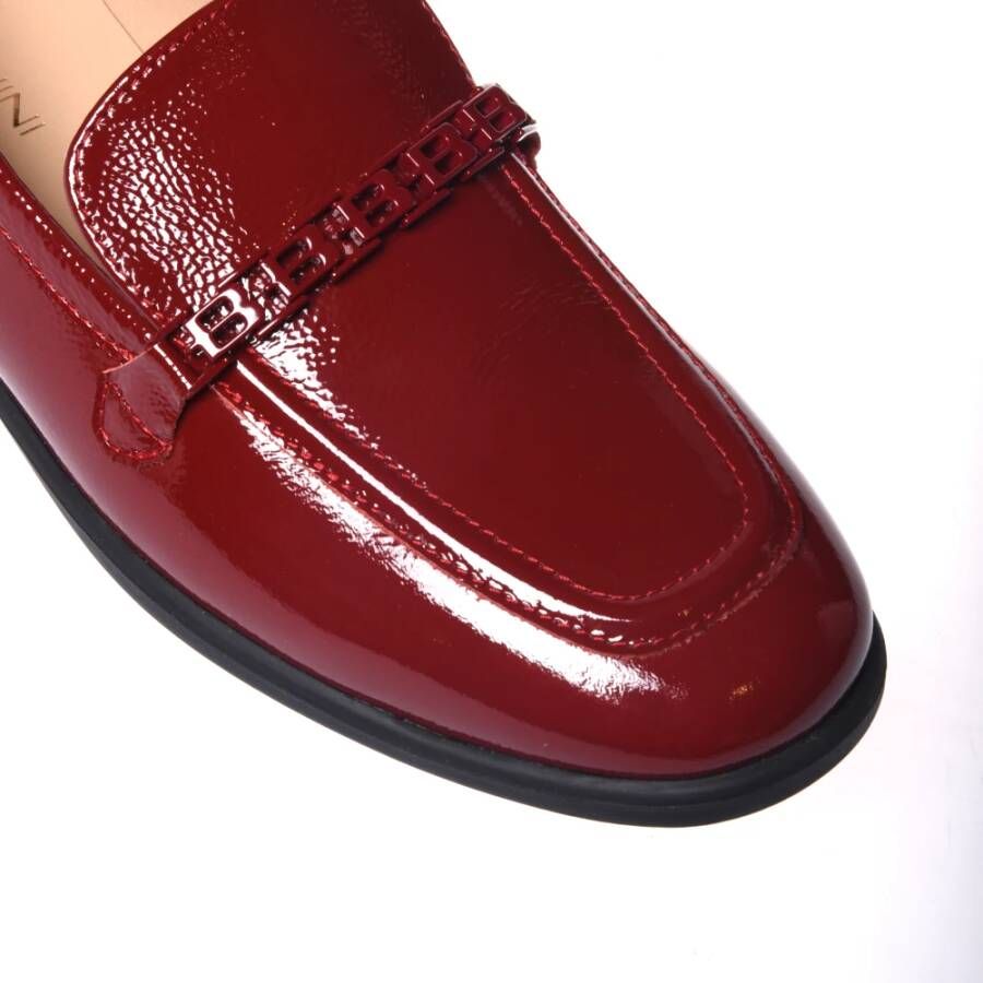 Baldinini Loafers in red naplak Red Dames