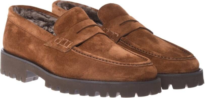 Baldinini Loafers in suede Brown Heren