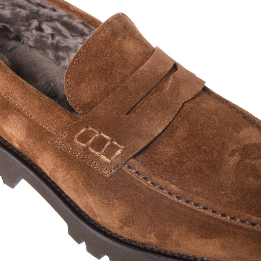 Baldinini Loafers in suede Brown Heren