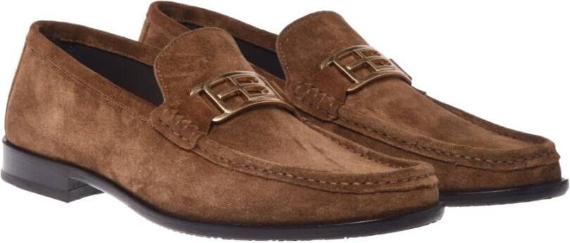 Baldinini Loafers in suede Brown Heren