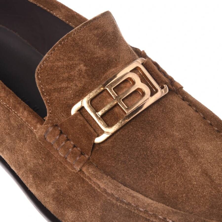 Baldinini Loafers in suede Brown Heren