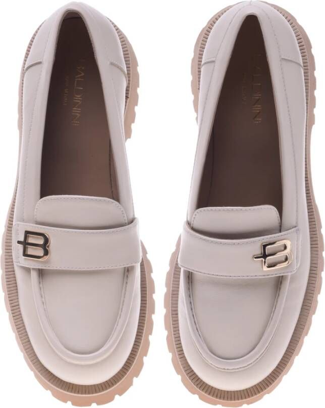 Baldinini Loafers in vanilla leather Beige Dames