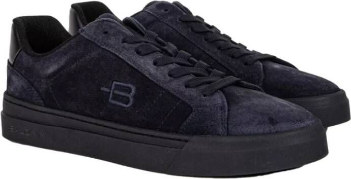 Baldinini Navy Suède Heren Sneakers Blue Heren